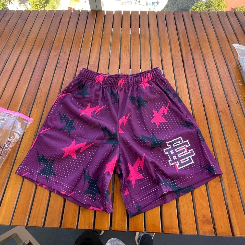Eric Emanuel | Shorts | Eric Emanuel X Bape Miami Shorts Purple
